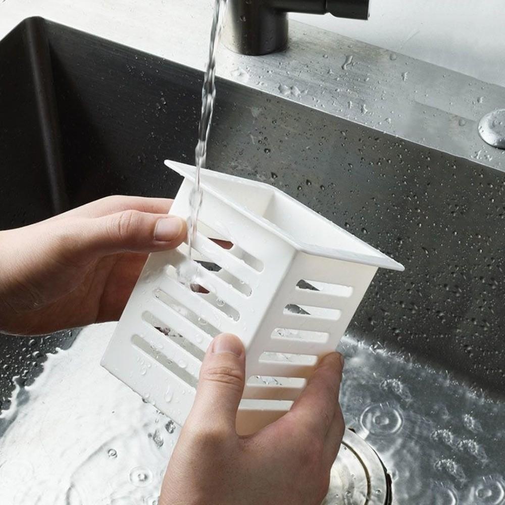 Kitchen Tool Toothbrush Holder Hanging Drain Chopstick Barrel New Wall Mounted Holder  Bathroom