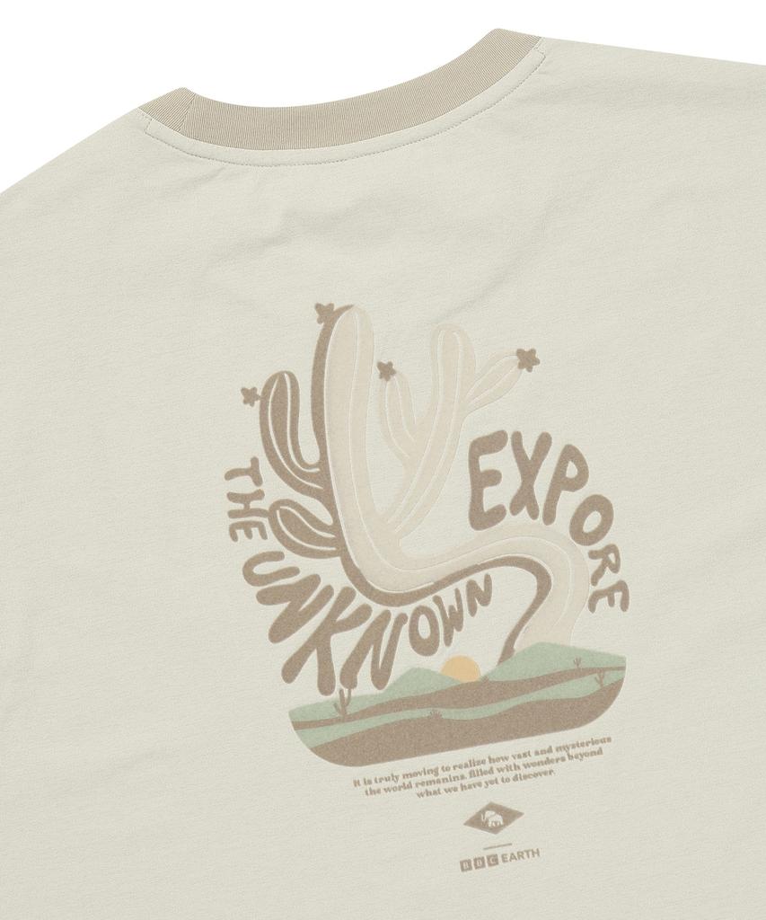 BBC EARTH Desert Policott T-Shirt Cream