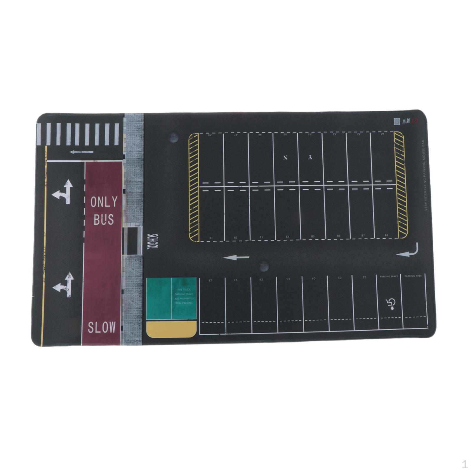 

1/64 Детский противоскользящий парковочный коврик Фон для настольной фотографии Стол для демонстрации сцены с транспортными средствами для