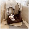 Ielgy Lazy Style Fashion Frosted Armpit Order Shoulder Bag All-Match Casual Messenger Bag