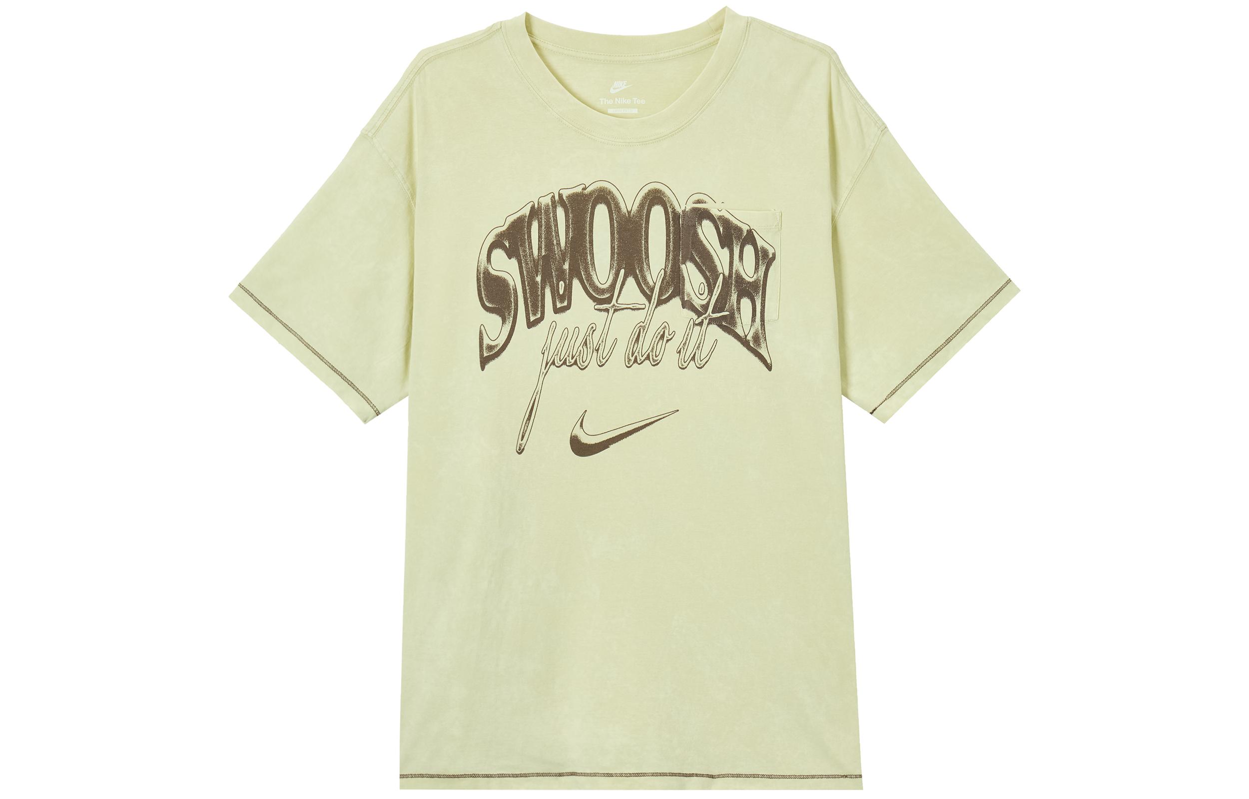 Nike Max90 T Shirts Men s Light Khaki Crew Neck Moderate HQ9261-229 S