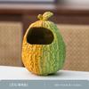 BRCeramic Cigar Ashtray Creative Bitter Melon Pineapple Ashtray Decoration Office Desktop Decoration Art Home Smoking AccessoriesEY