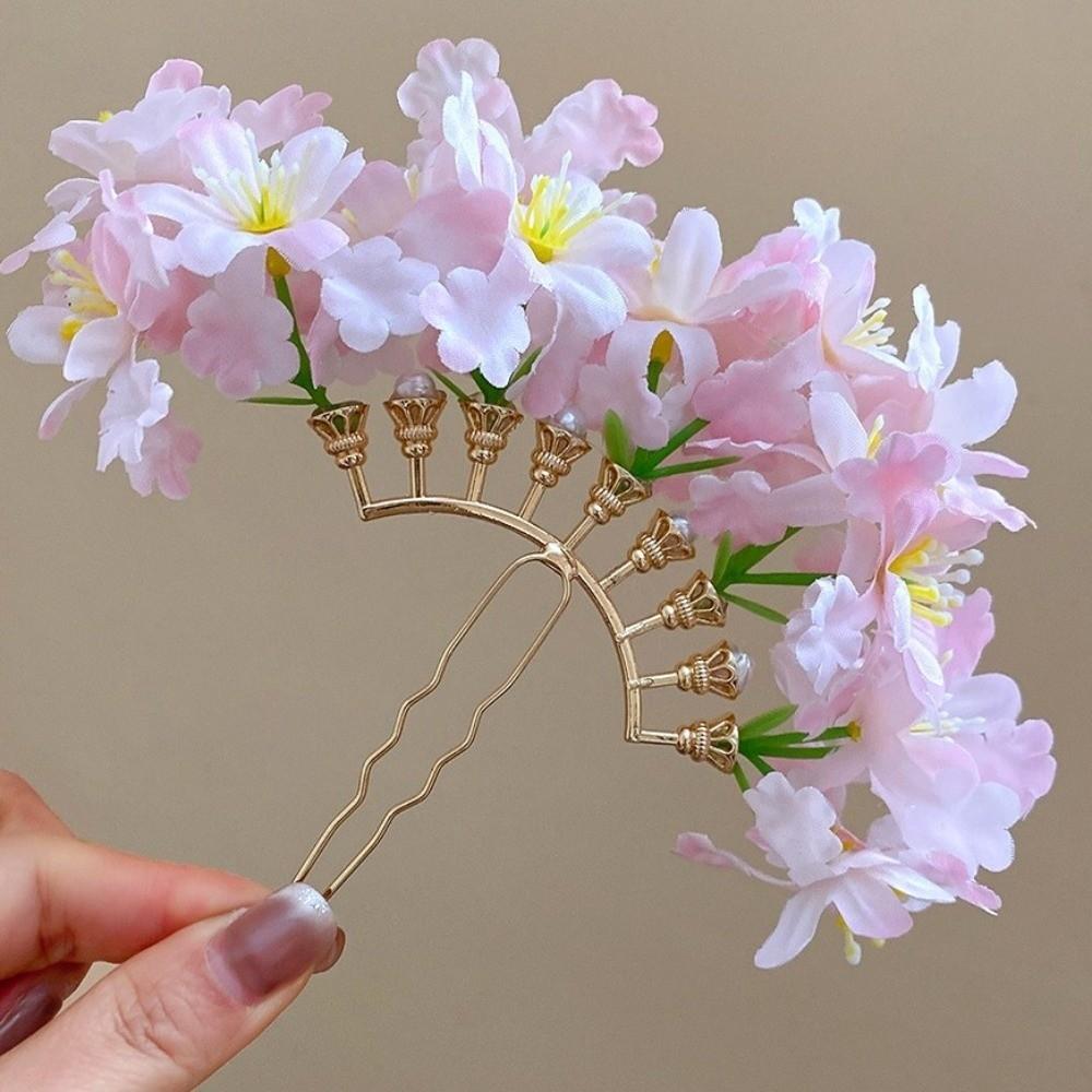 Sweet Flora Hair Stick Bohemian Chinese Style Hairpin Thai Side Clip  Bridesmaid