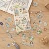 4/24sheets Kawaii Little Girl's Daily Life PET Die Cut Stickers DIY Diary Phone Case Aesthetics Stationery Stickers
