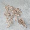 Gold Series Simulation Plants Wholesale Simulation Bouquet Fake Flowers Misty Maple Leaf Phoenix Tail Wedding Decoration Display