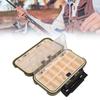 Fishing Box Lever Type Side Lock Sliding Design Movable Inserts Storage Accessories for Fisherman