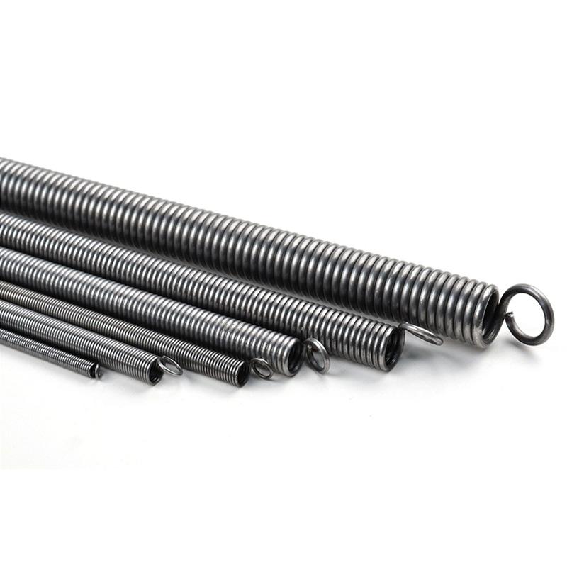 1M Length Wire Dia 0.2/0.4/0.5/0.8mm Strength Hook Tension Spring Pullback Spring Coil Extension Spring T Spring Steel OD 1-12mm