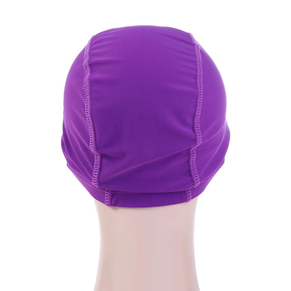 Silk Ultrathin Elastic Nylon Turban Protect Ears Pool Hat Bathing Caps Swimming Cap Swimming Hat