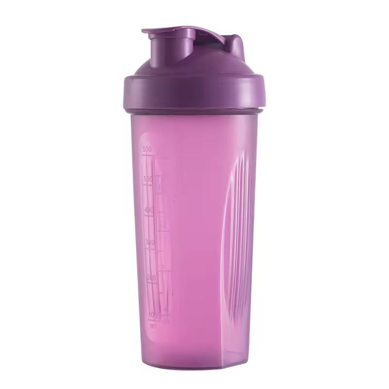 400ml/600ml Proteinový shaker Láhev Neprosakující Bez BPA Fitness láhev s nerezovou kuličkou pro venkovní posilovnu Sportovní míchací kelímek
