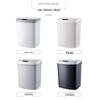 Silent Sensor Trash Can with Lid for Living Room, Bedroom, Bathroom, Kitchen