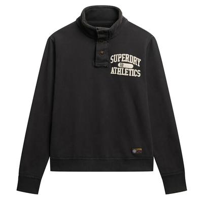 Superdry Vintage Athletic Half Button Sweatshirt