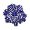 DIY Craft Rhinestone Flower Patches Sparkling Rose Brooch Fabrics Sew-On Applique  Sewing Supplies