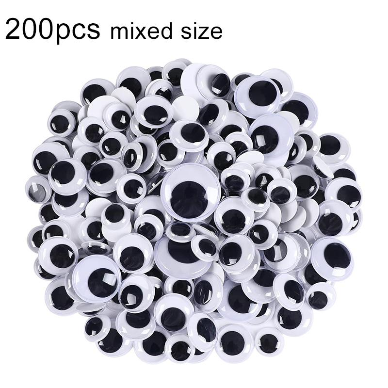 Self-Adhesive Wiggly Doll Eye DIY Handicraft Materials Plastic Movable Color Household Craft Supplies Handmade Accessories TMZ
