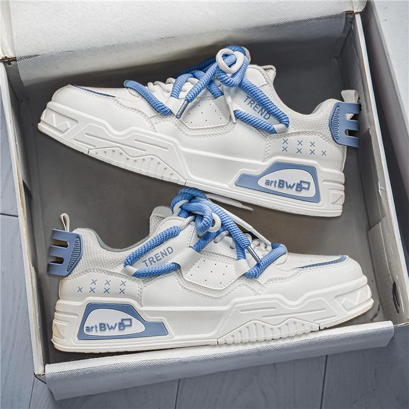 

Quanzhou men s shoes platform heightening board shoes men s spring 2025 new trend versatile sports casual little white shoes men 44