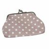 Change Purse Dots Canvas Pouch Small Purse Wallets Coin Bag Linen Coin Purse Korean Money Bag