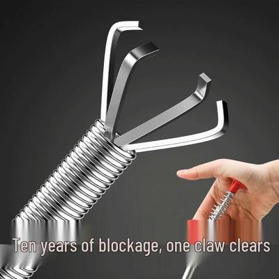 Dredge Sewer and Toilet Unclogging Tool - Pipe and Drain Cleaner for Kitchen and Bathroom