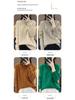 Autumn-Winter High Neck Women's Zipper Pullover Sweater - Loose Knit Long Sleeve Top