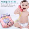 Baby Phone Toy with Music, Lights, Bilingual Educational Fun In Pink 200x190x115mm