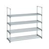 4 Tiers Shoe Rack Shoe Tower Shelf Storage Organizer For Bedroom, Entryway, Hallway, and Closet Gray Color