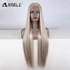 Noble Synthetic Lace Front Wigs For Women 38 Inch Straight Wig Lace Wig Ombre Blonde Lace Wigs Cosplay Straight Lace Front Wig