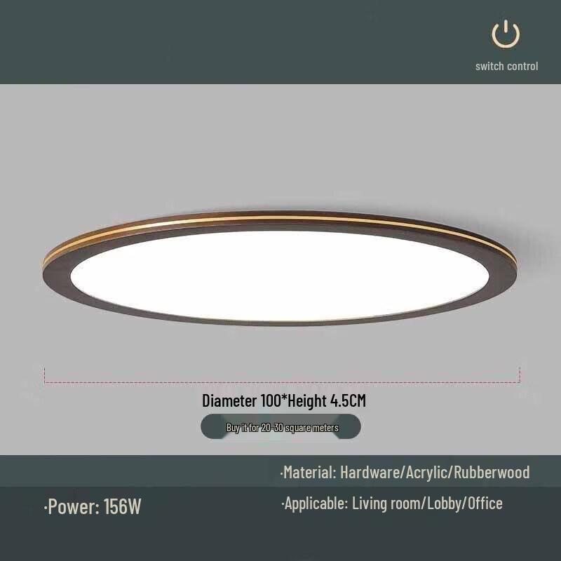 NuFeng 120CM Ultra-Thin Round Dimmable LED Ceiling Light