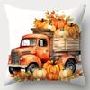 1pc Autumn Harvest Pillow Cover,soft Polyester Fiber,zipper Closure,for Halloween Decoration In Living Rooms,offices and Sofas