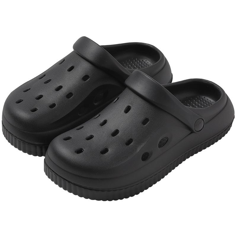Crocs Women's Fashion Slip-Resistant Sandals with Soft Soles, Breathable, Versatile Two-Wear, Closed-Toe Design.