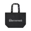 Übermensch Wiederverwendbare Tasche Schwarz