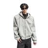 Men's Retro 3D Deconstructed Hooded Cardigan: Autumn/Winter Cleanfit Jacket