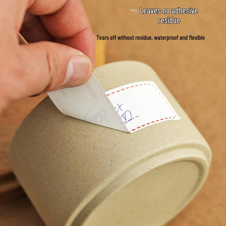 150 Waterproof No-Trace Label Sheets: Fridge/Freezer Classification & Household Sticky Notes