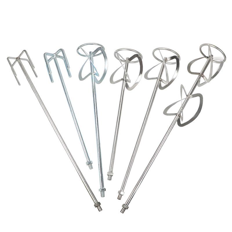 Stainless Steel M14 S-Type Mixing Rod for Paint, Coating, and Mortar