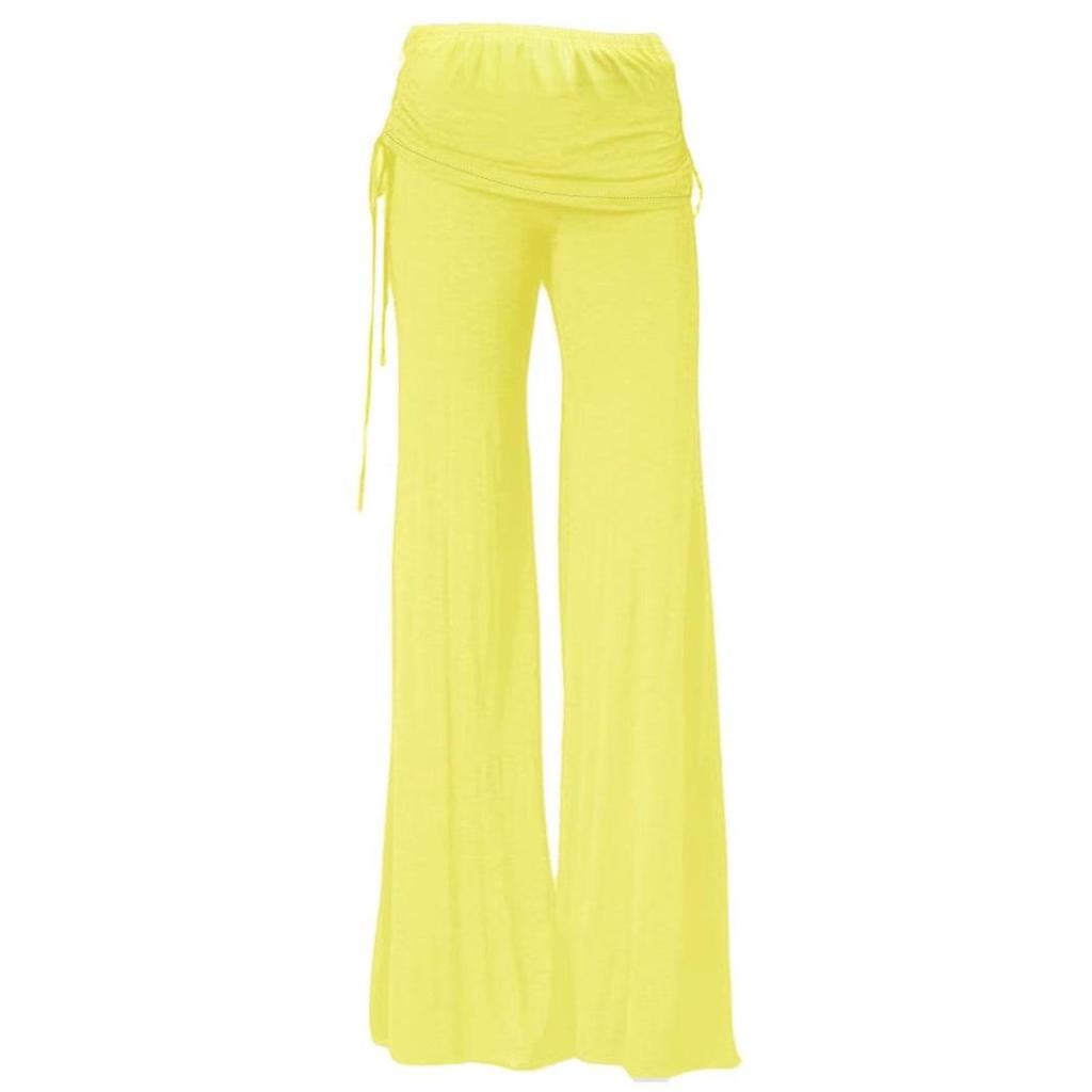 TEMU Popularne Codzienne Spodnie Dzwony Europejskie i Amerykańskie - Luźne, Uniwersalne Długie Spodnie na Jesień i Zimę.