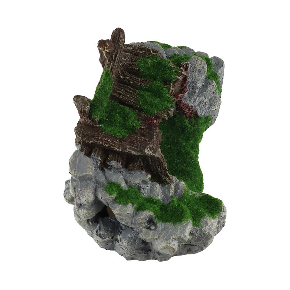 Moss Rockery Shape Decoration Landscaping Resin Aquarium Rockery Fish Tank Ornaments  Table