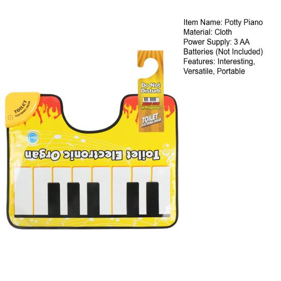 Piyano Tuvalet Elektronik Klavye Sanatsal Piyano Sesli Halı Taşınabilir Zemin Matı Klavye Ayak Vurmalı Sesli Halı