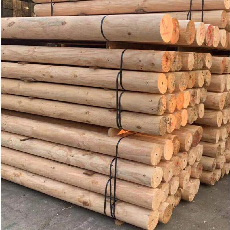 Scots Pine Round Wood Training Log