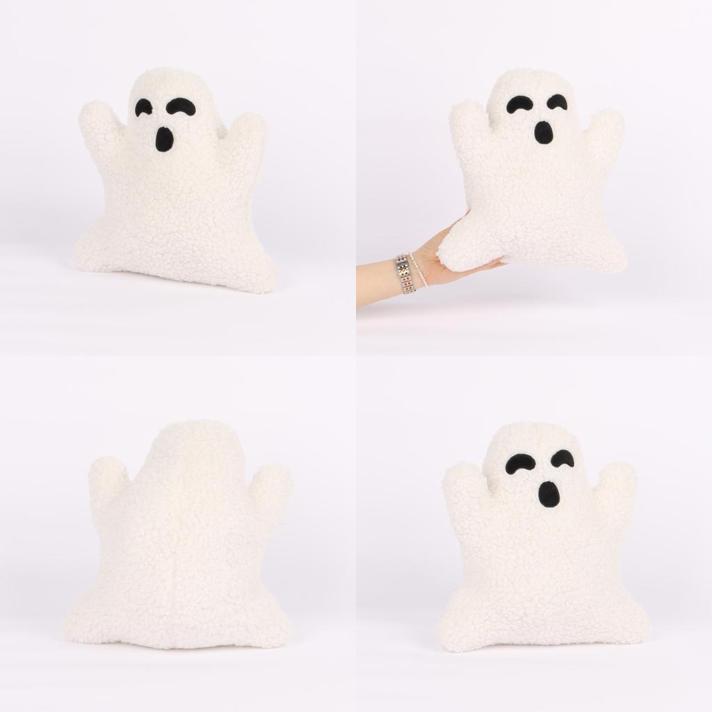 Pluche spookkussen, Halloween woondecoratie, zacht kussen voor kinderen en volwassenen