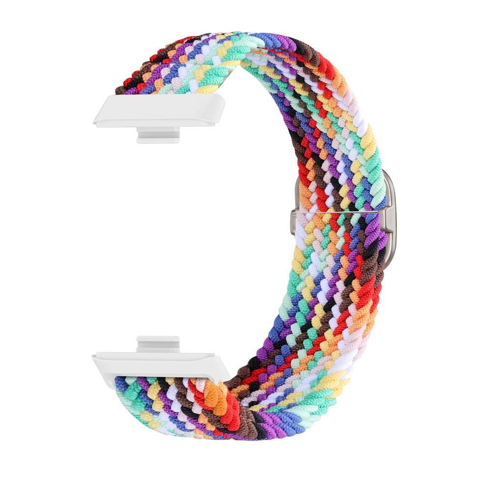 Braided Nylon WatchBand Strap For Huawei Watch Fit 3 Smart Wristband Braided Elastic Weave Bracelet For Huawei Fit4 Pro Strap
