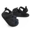 0-18M Baby Girl Sandals Toddler Infant Sandals Soft Rubber Sole Anti-Slip Summer Flower Lace Crib Bow ShoesFirst Walker