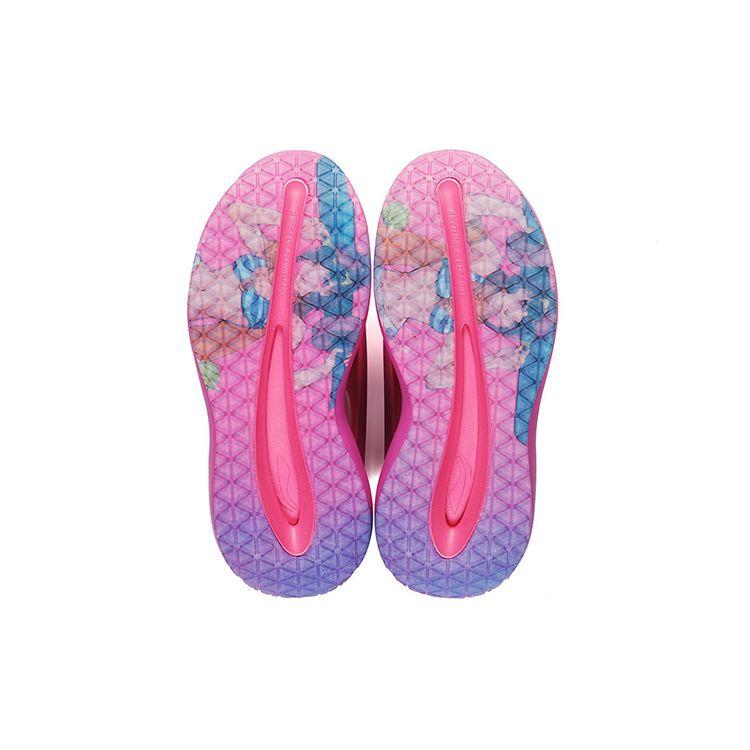 Li Ning League Of Legends X  Cloud Travel Slay Crystal Sole Height Increasing Rebound Silent Slide Sandals Unisex Footwear AZST001-31