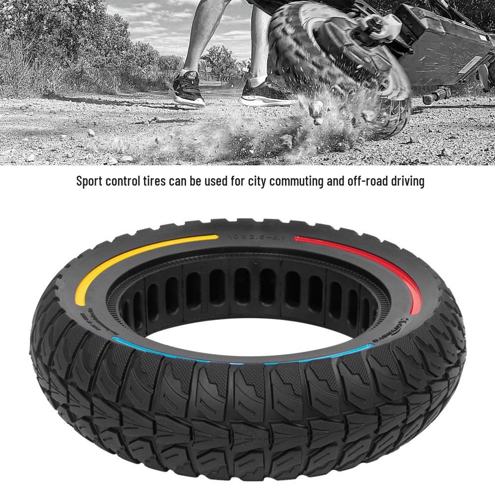 10x2.5-6.1 Puncture-Proof Off-Road Tire for KUGOO M4/M4 Pro Electric Scooter