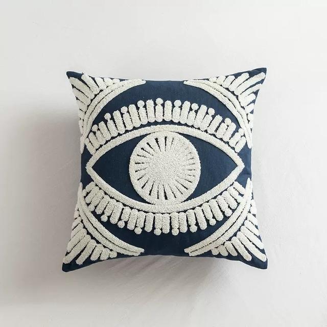 Nordic Embroidered Cushion Covers  Geometric Pillowcase Abrstract Home Decorative Pillow Cover For Sofa Bed Chair
