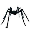 Halloween Black Spider Web Decoration: Plush Haunted House Ornament for Parties & Pranks