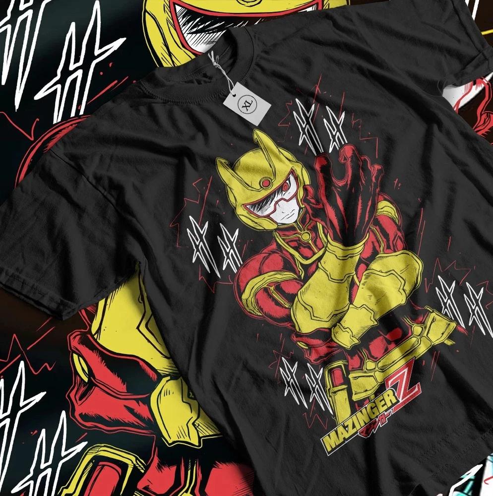 Mazinger Z TShirt Koji Sayaka Yumi Top Ashura Hell Robot Gift Anime Shirt S