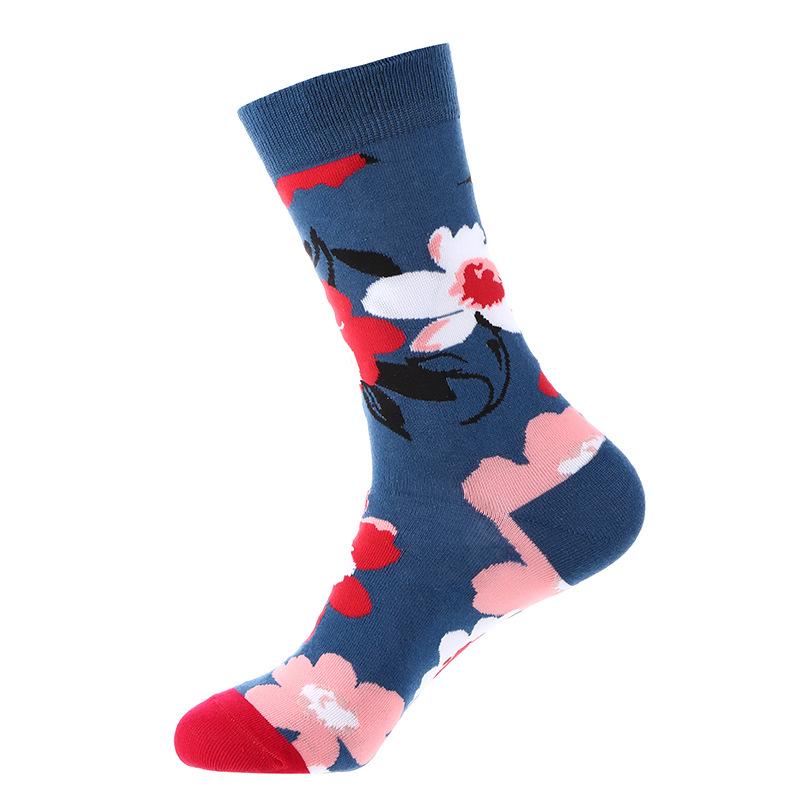 Cartoon Fruit Animal Cake Flower Mixed Colors, Pure Cotton, INS Fashion Brand, Net Red, Casual Fashion Socks for Men and Women