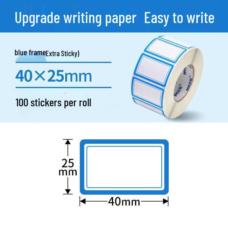 Waterproof Self-Adhesive Name and Memo Label Stickers for Classification and Marking