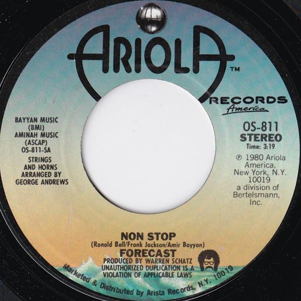 

7inch Record FORECAST - Non Stop OS811 Ariola Records 1980 US Soul/Funk Used