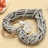 Display Mold Double Ornament Handmade Heart Shape Design Hanging Home Decoration Supplies for Living Room