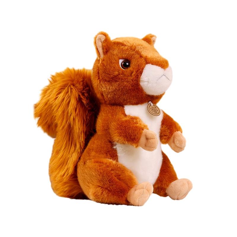 

Cute And Soft Squirrel Raccoon Plush Toy For Kids Wholesale Animal Park Souvenir Squirrel,17cm/6.69in