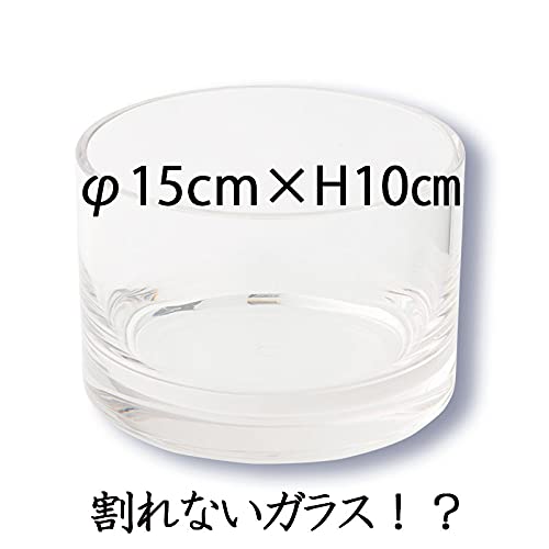 FOYER Unbreakable Vase, Stylish Polycarbonate, 10cm Tall, 15cm Wide, Small, Product Number 2300097