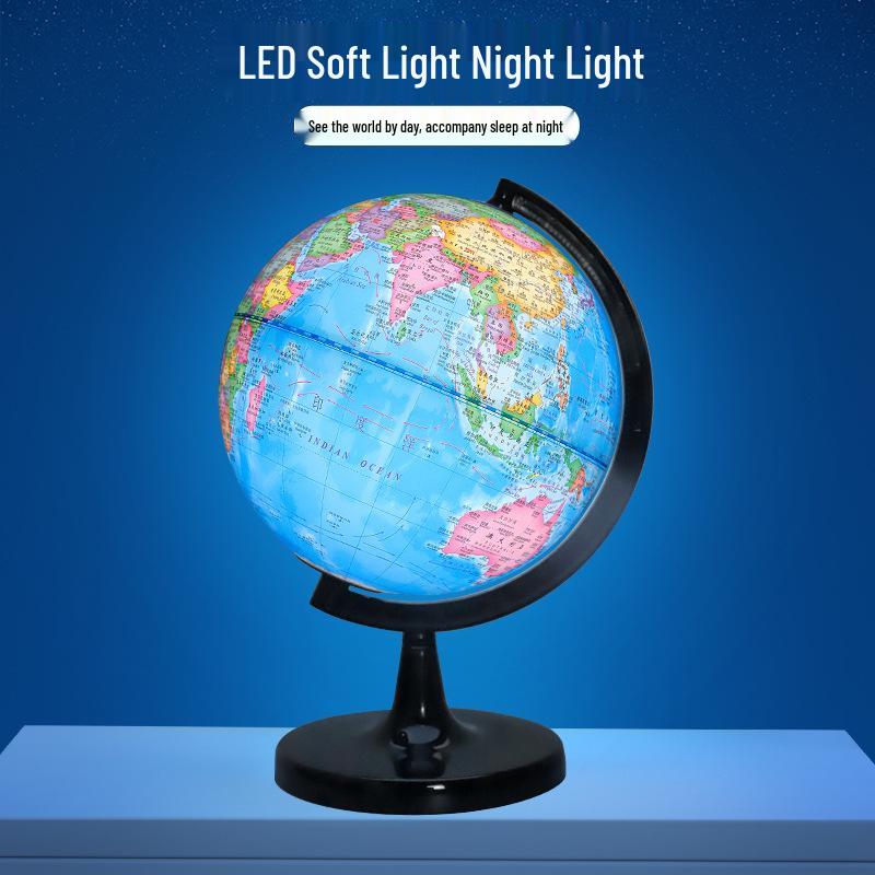 14.2CM High-Definition PVC Globe for Teaching and Ornamentation, Ideal for Middle School Students